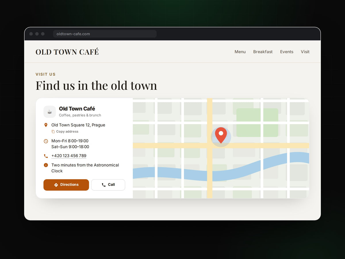 Maps Widget