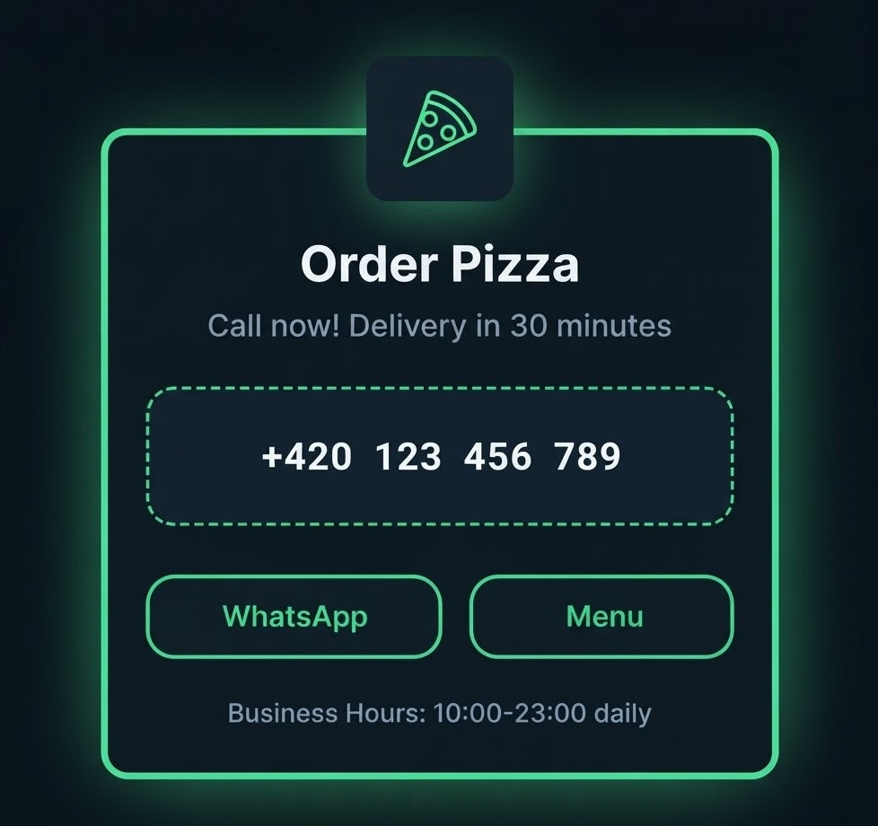 📞 Click to Call Widget